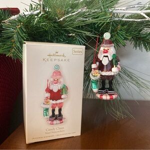 HALLMARK 2008 Candy Claus nutcracker ornament